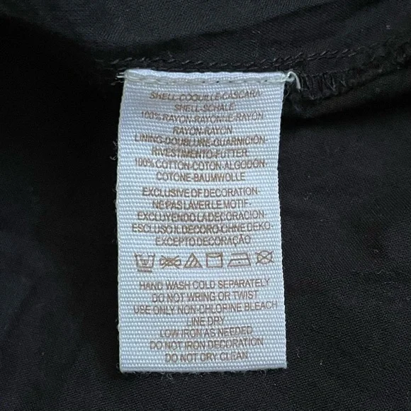 Free People Crazy For Love Dress Black Embroidered Beaded V-Neck Women’s Small - Picture 6 of 10